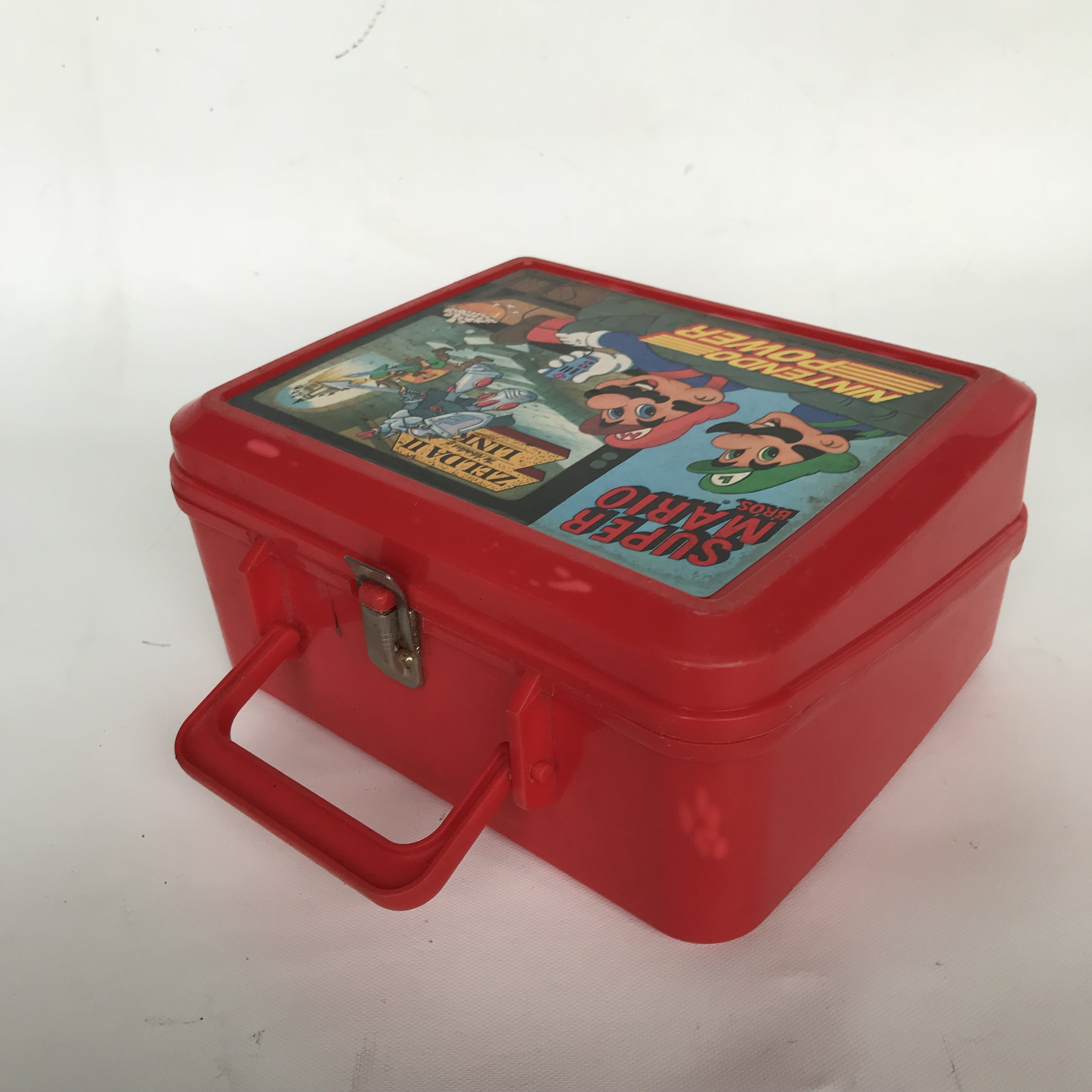 Vintage 1989 Nintendo Zelda II Super Mario Brothers 2 Red Thermos