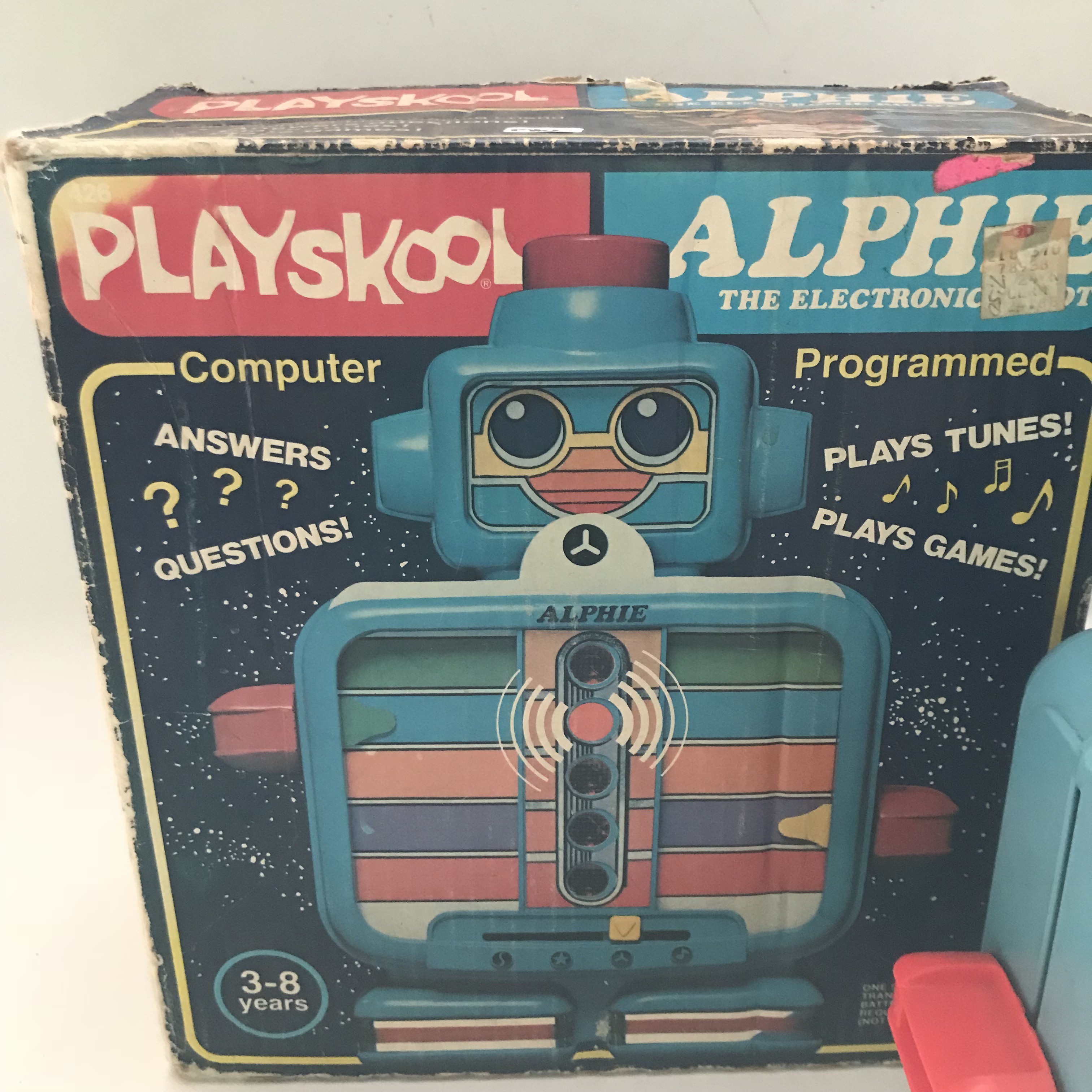 Vintage PLAYSKOOL (426) ALPHIE The Electronic Robot with Box-Item ...
