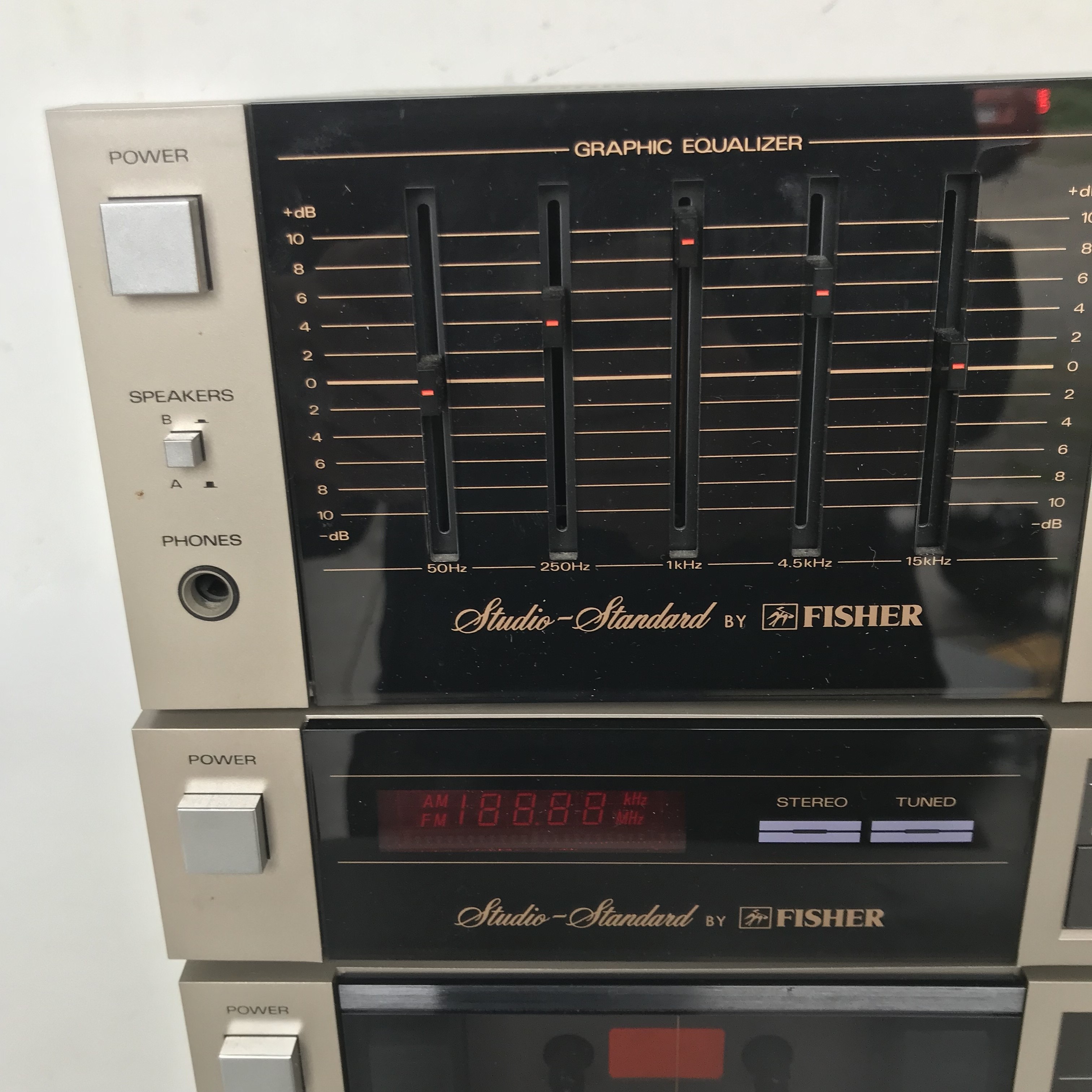 Vintage Studio Standard by FISHER Higher End Stereo/Amp/Tuner/Cassette  Combo (CA-78 Amplifier, FM-77 Stereo Tuner, CR-77 Stereo Cassette Deck)  **TESTED/WORKS** In Excellent Condition-Item #008 – Look What I Found